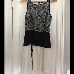 Black and White Spring Dress
